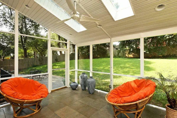 bethesda screened porch from inside