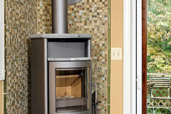 clarksville green kitchen fireplace