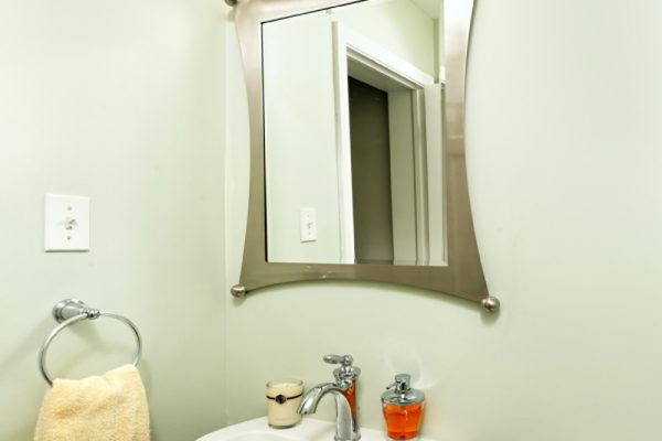 bethesda contemporary bathroom sink and mirror