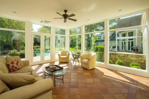 year round sunroom addition