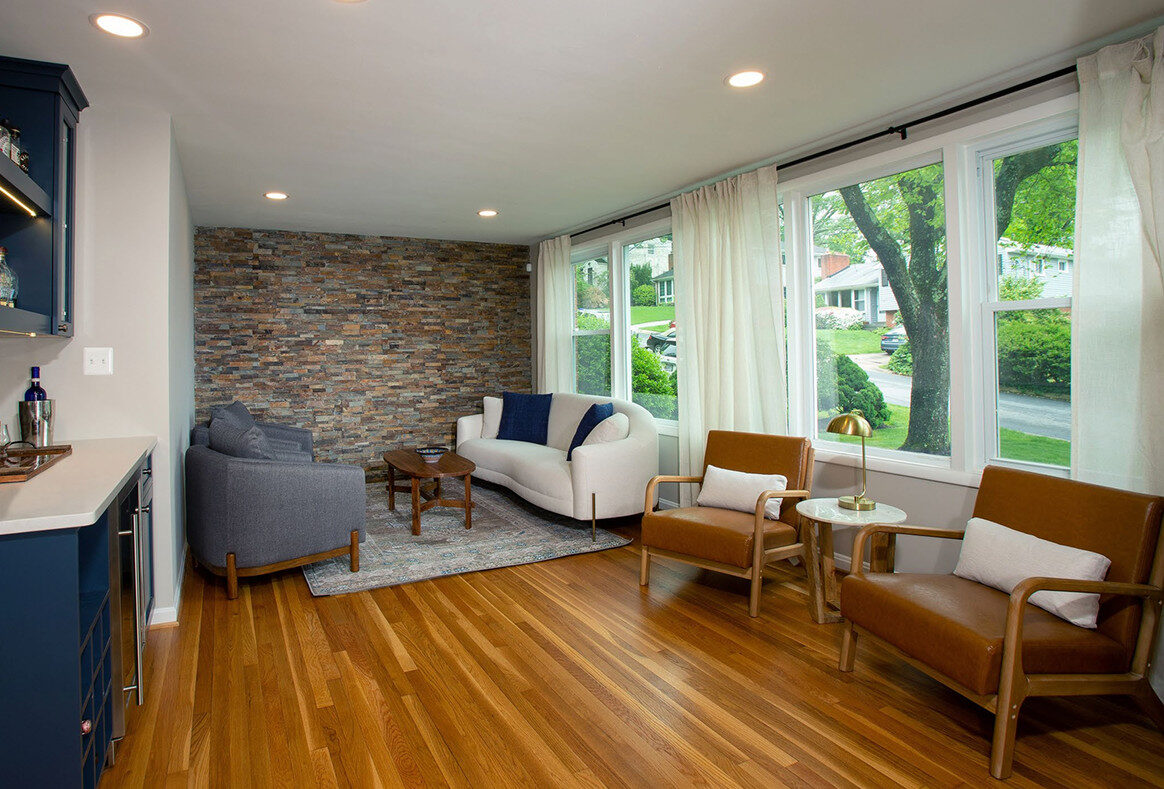 After image of living space