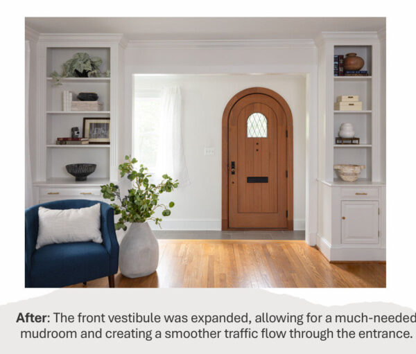 after vestibule photo complete transformation 