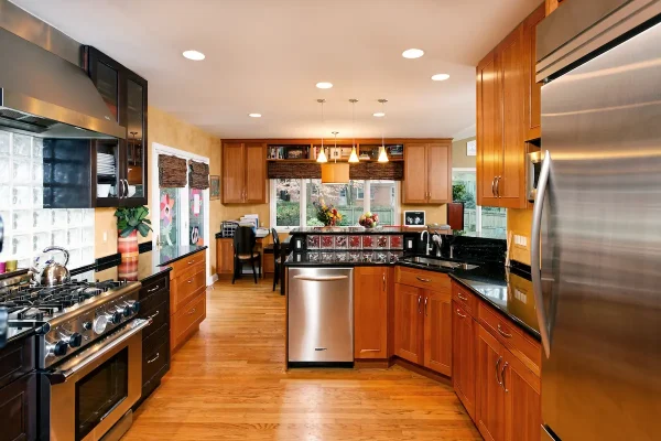 kitchen with refrigerator